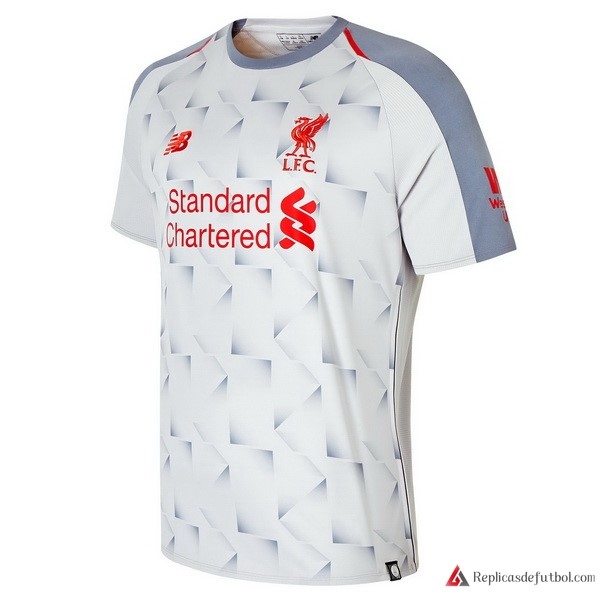 Camiseta Liverpool Tercera equipación 2018-2019 Blanco